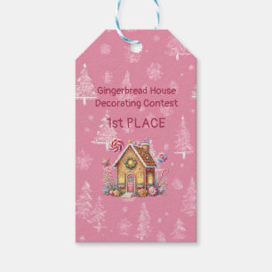 Gingerbread House Decorating Contest Gift Tags