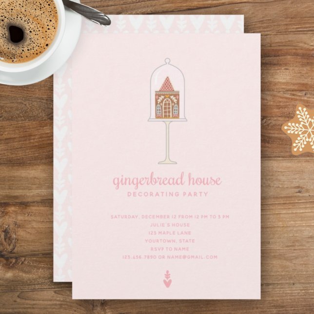 Gingerbread House Decorating Party Invitation (Creator Uploaded)