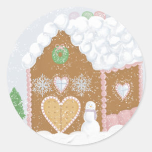 Gingerbread House Envelope Seals