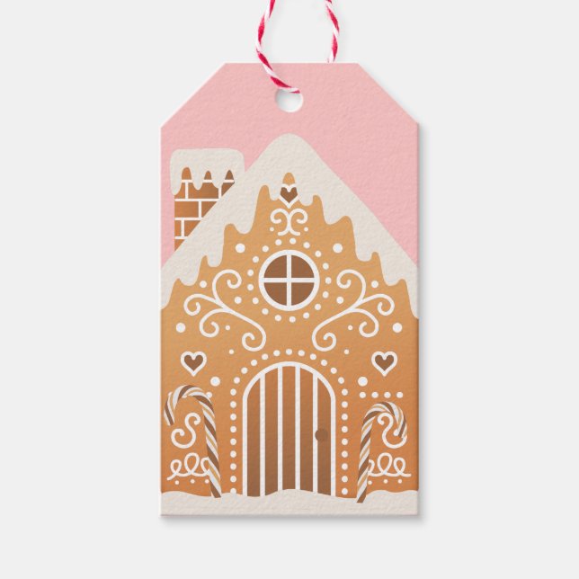 Gingerbread House Gift Tags (Front)