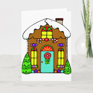 Gingerbread House Holiday Card