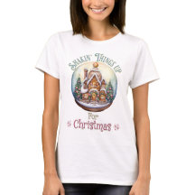 Gingerbread House in Snow Globe Christmas Holiday