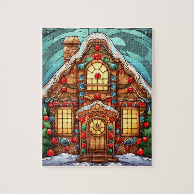 Gingerbread House Jigsaw Puzzle (Vertical)
