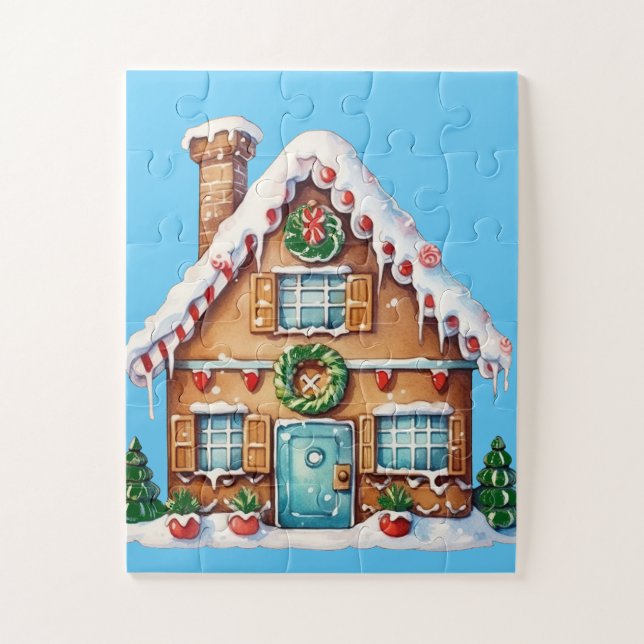 Gingerbread House Jigsaw Puzzle (Vertical)