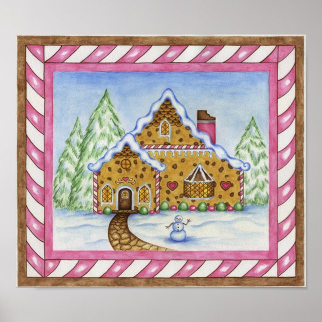 Gingerbread House Lodge Poster (Front)