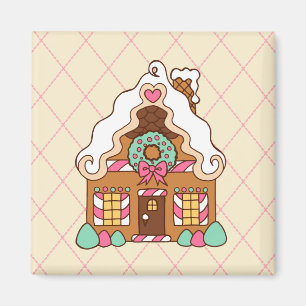 Gingerbread House Magnet