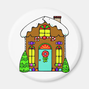 Gingerbread House Magnet