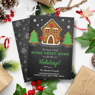 Gingerbread House New Home For The Holidays Holiday Card