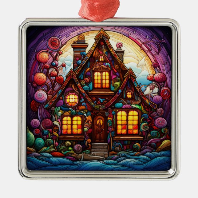 Gingerbread House Ornament (Front)