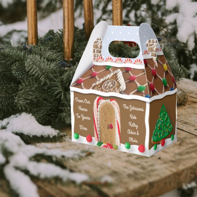 Gingerbread House Personalised Holiday Box (Creator Uploaded)