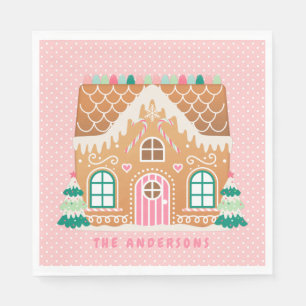 Gingerbread  House   Personalised  Napkins
