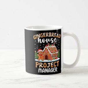 Gingerbread House Project Manager Christmas Cookie Coffee Mug