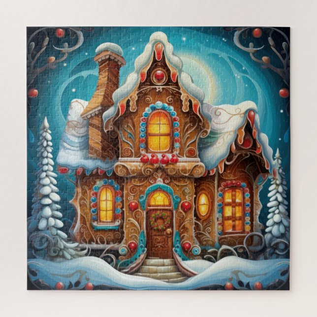 Gingerbread House Puzzle (Vertical)