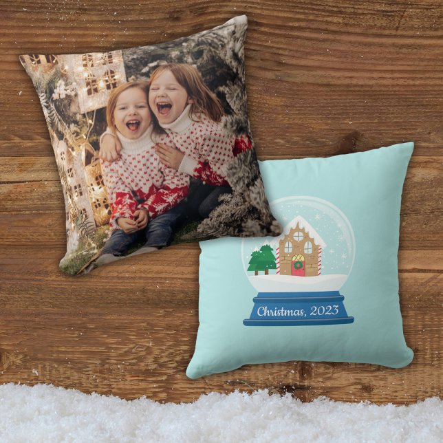 GINGERBREAD HOUSE SNOW GLOBE CUSHION (Creator Uploaded)