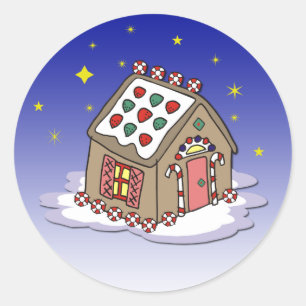Gingerbread House Stickers