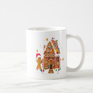 Gingerbread Houses And Snowflakes Sweet Christmas  Coffee Mug