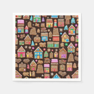 Gingerbread Houses Napkin