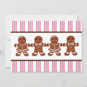 Gingerbread Invitations