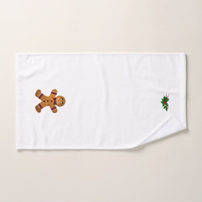 Gingerbread Joy! hand towel (Hand Towel)