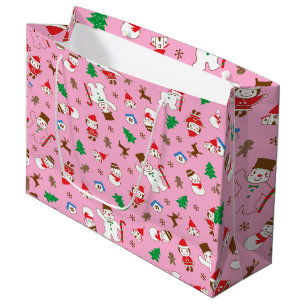 Gingerbread Joy Large Gift Bag