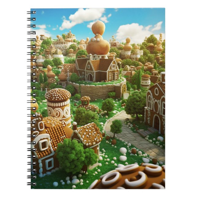 Gingerbread land notebook (Front)