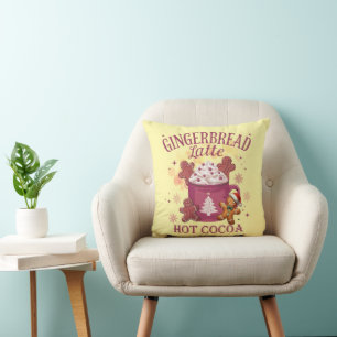 Gingerbread latte hot cocoa christmas Baby Blanket Cushion