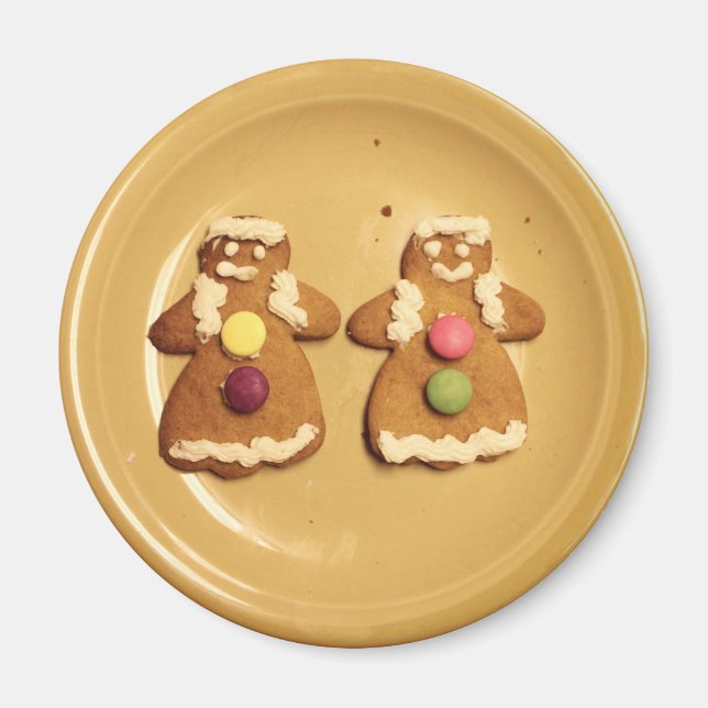 Gingerbread Lesbians Magnet (Front)
