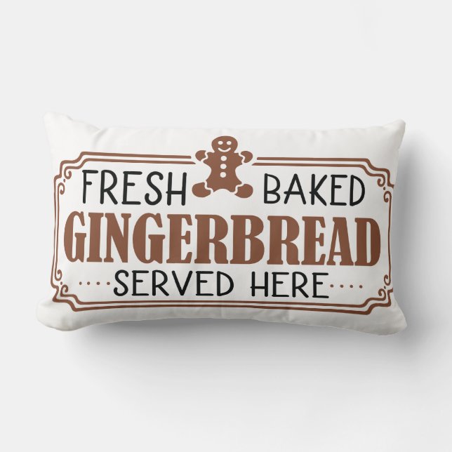 Gingerbread  lumbar cushion (Front)
