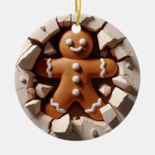 Gingerbread Man 3D Ornament