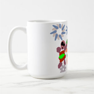 Gingerbread man and woman love coffee mug