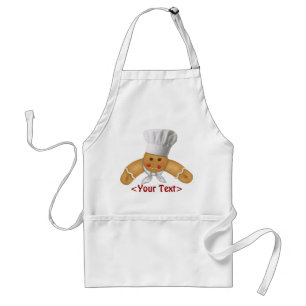 Gingerbread Man as Cook - Customise Standard Apron