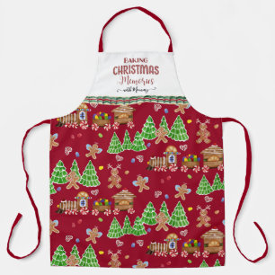 Gingerbread Man Baking Christmas Memories w Mummy Apron