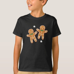 Gingerbread Man Biscuit Christmas Gift T-Shirt