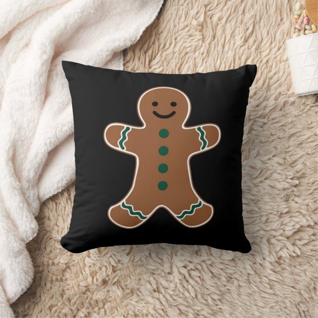 Gingerbread Man Body Costume for Christmas Cushion (Blanket)