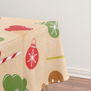 Gingerbread Man, Candy and ice cream Tablecloth