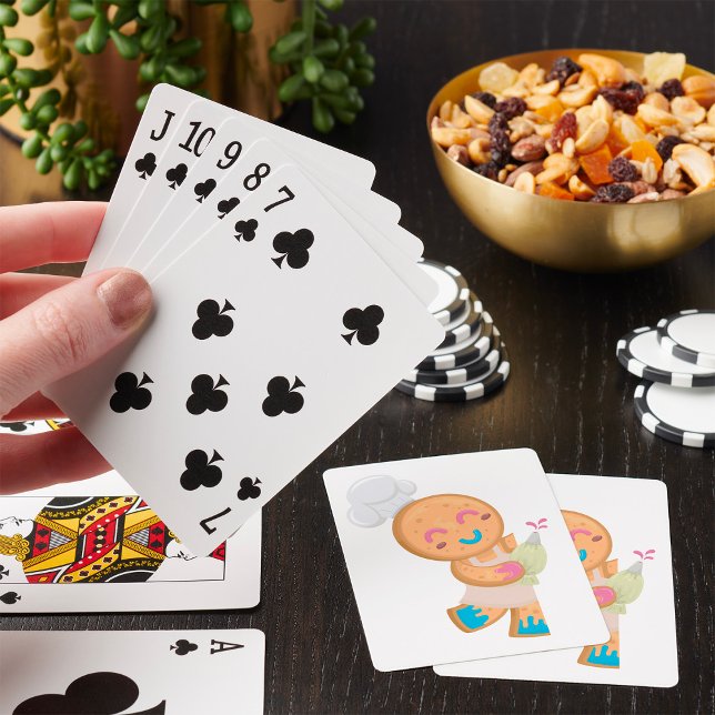 Gingerbread Man Chef with Piping Bag Playing Cards (Creator Uploaded)