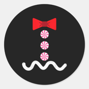 Gingerbread Man Christmas Costume Cookie Baking Classic Round Sticker