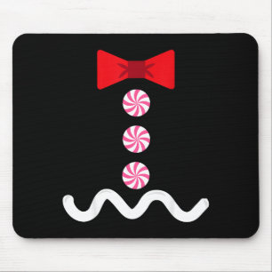 Gingerbread Man Christmas Costume Cookie Baking Mouse Pad