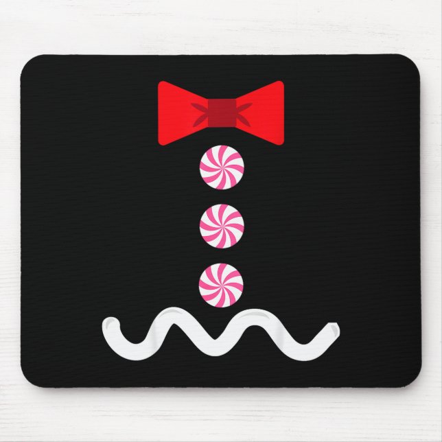 Gingerbread Man Christmas Costume Cookie Baking  Mouse Pad (Front)