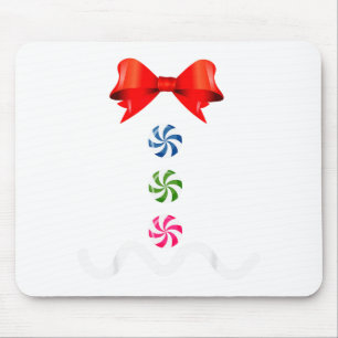 Gingerbread Man Christmas Costume Cookie Baking Mouse Pad