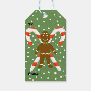 Gingerbread Man Christmas Gift Tags