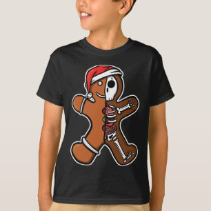 Gingerbread Man Christmas Internal Medicine Doctor T-Shirt
