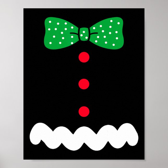 Gingerbread Man Christmas  Poster (Front)