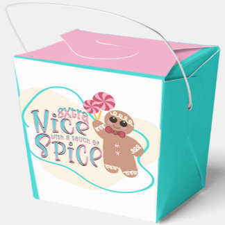 Gingerbread Man Christmas Treat Box