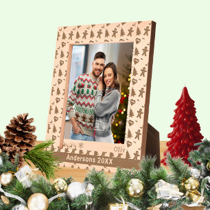 Gingerbread Man, Christmas Tree, Hearts, Name 8x10 Etched Frames