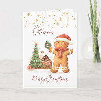 Gingerbread Man Christmas Tree Kids