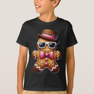 Gingerbread Man Cookie Christmas Nk Coquette Xmas  T-Shirt