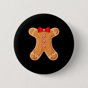 Gingerbread Man Cookie Costume Adult Kids Men Wome 6 Cm Round Badge