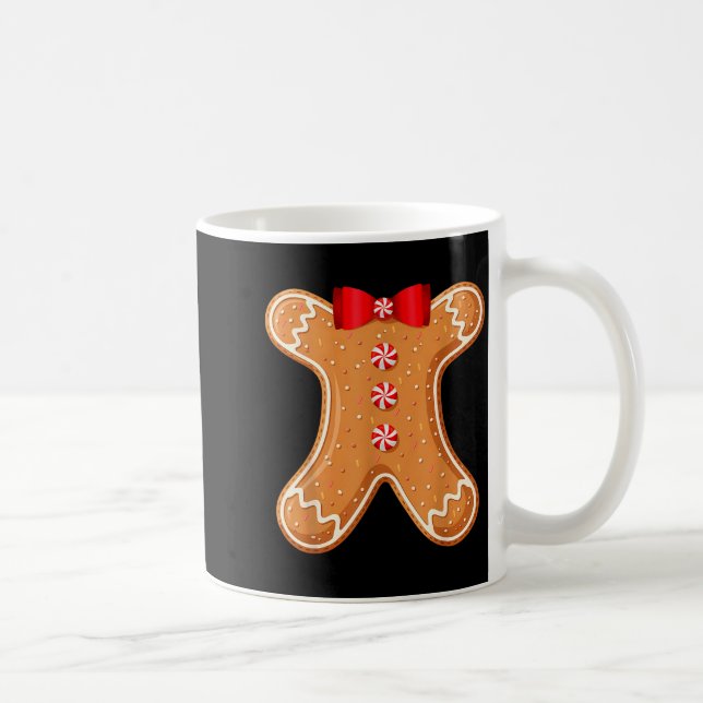 Gingerbread Man Cookie Costume Adult Kids Men Wome Coffee Mug (Right)
