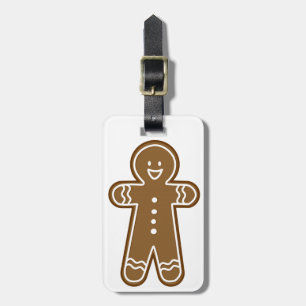 Gingerbread Man cookie Luggage Tag